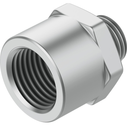 Redukcia, vonkajší, vnútorný BSPP (G) Závit, Mosadz, FESTO